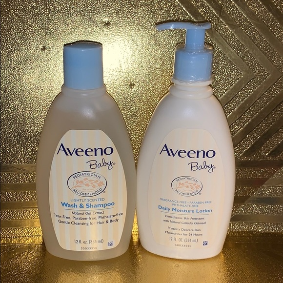 AVEENO BABY wash&shampoo and Daily moisture lotion - Picture 1 of 5